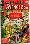 The Avengers Comic Book #1 Front Cover